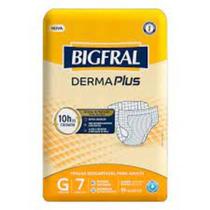 Fralda geriatrica bigfral derma plus g c/7