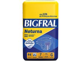 Fralda Geriátrica Bigfral Noturna G - 7 Unidades