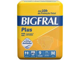 Fralda Geriátrica Bigfral Plus M - 9 Unidades