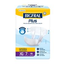 Fralda Geriátrica Bigfral Plus Regular Econômica XG 7 Unidades