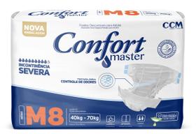 Fralda Geriátrica Confort Master M8 Máximo Conforto e Proteção Antivazamento Adulto Fralda Geriátrica Confort Master M8 Máximo Conforto e Proteção Antivazamento Adulto