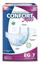 Fralda Geriátrica Confort Maxi EG 7 Unidades Incontinência Urinária Fralda Geriátrica Confort Maxi EG 7 Unidades Incontinência Urinária