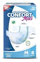 Fralda Geriátrica Confort Maxi M 8 Unidades Incontinência Urinária Fralda Geriátrica Confort Maxi M 8 Unidades Incontinência Urinária