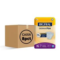 Fralda geriátrica derma plus xg (8 pcts c/07 unds) - bigfrall