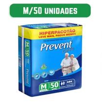 Fralda Geriatrica Descartável Adulto Prevent Care M 1 Pacote Com 50 unidades - Lançamento