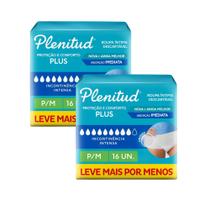 Fralda Geriátrica Descartável Roupa Íntima Active Plus Protect Tam. P/M 32 Unidades - Plenitud