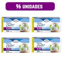 Fralda Geriátrica Descartável Tena Mega Roupa Íntima Pants Confort G/EG - 4 Pacotes com 24 Tiras