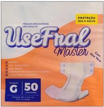 Fralda Geriátrica Descartável UseFral Tamanho G - 50 Unidades