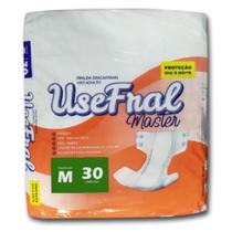 Fralda Geriátrica Descartável UseFral Tamanho M - 30 Unidades