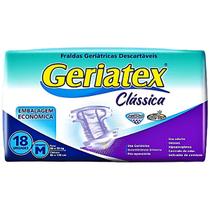 Fralda Geriátrica Geriatex Clássica Tam M - 18 fraldas