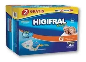 Fralda Geriátrica Higifral Confort Mega 1 Pacote Tamanho G Fralda Geriátrica Higifral Confort Mega 1 Pacote Tamanho G