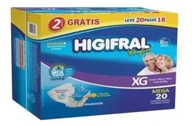 Fralda Geriátrica Higifral Confort Mega 1 Pacote Tamanho XG Fralda Geriátrica Higifral Confort Mega 1 Pacote Tamanho XG
