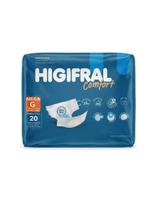 fralda geriátrica Higifral confort mega tam G 20 UNIDADES