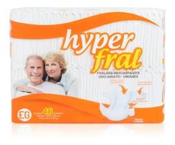 Fralda Geriátrica HyperFral XG com 46 Unidades Fralda Geriátrica HyperFral XG com 46 Unidades