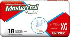 Fralda Geriátrica Masterfral Confort Econ XG com 18 - EVER GREEN