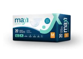 Fralda Geriátrica Maxi Confort Pacote com 30 Unidades - M Fralda Geriátrica Maxi Confort Pacote com 30 Unidades - M