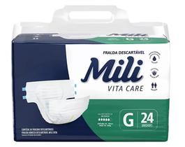 Fralda geriatrica mili vita care premium g c/24 un