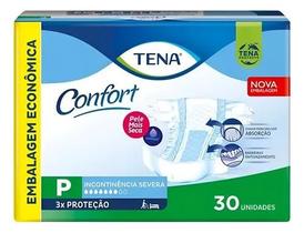 Fralda Geriátrica P Adulto Tena Confort Antivazamento 30 Un