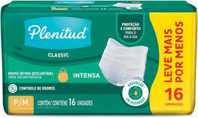 FRALDA GERIATRICA PLENITUD CLASSIC P/M 16un