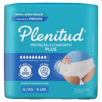 Fralda geriatrica plenitud protect plus g/xg 8un