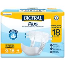Fralda Geriátrica Plus Bigfral Tamanho G 18 Unidades Fralda Geriátrica Plus Bigfral Tamanho G 18 Unidades