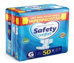 Fralda geriátrica safety confort g c/50 unidades 70+ kg Fralda geriátrica safety confort g c/50 unidades 70+ kg