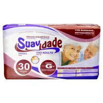 Fralda Geriátrica Suavidade Mega G com 30 Unidades Fralda Geriátrica Suavidade Mega G com 30 Unidades