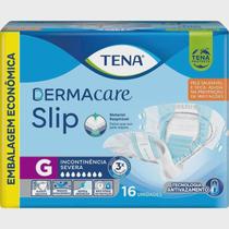 Fralda Geriátrica Tena Slip Derma Care Tam G GRANDE 16 Unid