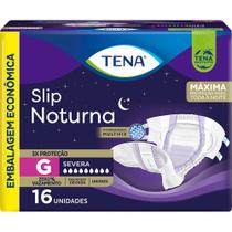 Fralda Geriátrica Tena Slip Noturna G 16 Unidades