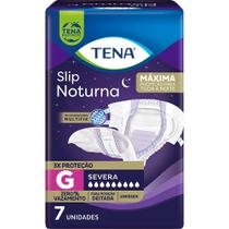 Fralda Geriátrica Tena Slip Noturna G 7 Unidades
