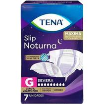 Fralda Geriátrica Tena Slip Noturna G Com 7 Unidades