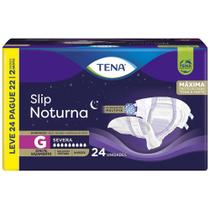 Fralda Geriátrica Tena Slip Noturna G Leve 24 Pague 22