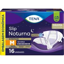 Fralda Geriátrica Tena Slip Noturna M 16 Unidades