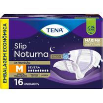 Fralda Geriátrica Tena Slip Noturna M 16 Unidades