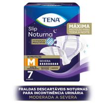 FRALDA GERIATRICA TENA SLIP NOTURNA M - 7 unid.