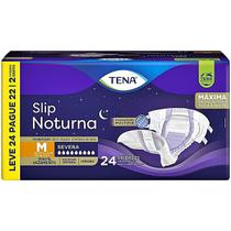 Fralda Geriátrica Tena Slip Noturna - Tamanho M - Com 24 unidades