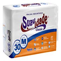 Fralda Geriátrica Unissex Adulto Incontinência Suavidade Tamanho Médio com 30 unidades Fralda Geriátrica Unissex Adulto Incontinência Suavidade Tamanho Médio com 30 unidades