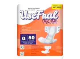 Fralda Geriatrica UseFral Master 1 Pacote Tamanho G Acima de 80 kg