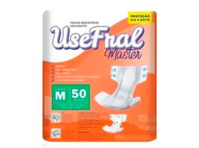 Fralda Geriatrica UseFral Master 1 Pacote Tamanho M De 40 a 80 kg