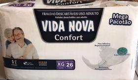 Fralda Geriátrica Vida Nova Confort - Tam. XG - C/26 unidades - Eurofral