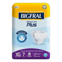 Fralda geriiatrica bigfral regular plus xg 7un