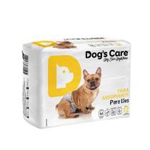 Fralda Higiênica Descartável Cães Machos Dogs Care M 12un - Dogs Care