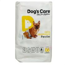 Fralda higiênica descartável dogs care g 06 un para cães machos Fralda higiênica descartável dogs care g 06 un para cães machos