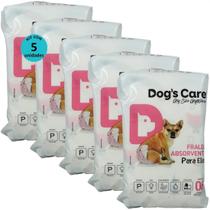 Fralda higiênica descartável dogs care p 6 un para cães fêmeas kit com 5 Fralda higiênica descartável dogs care p 6 un para cães fêmeas kit com 5