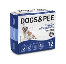 Fralda higiênica descartável macho dogs&pee m 12 und Fralda higiênica descartável macho dogs&pee m 12 und