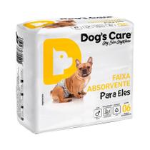 Fralda Higiênica Ecofralda Macho Dogs Care GG 6 Unid, Absorção Eficaz para Machos Fralda Higiênica Ecofralda Macho Dogs Care GG 6 Unid, Absorção Eficaz para Machos