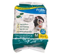 Fralda Higiênica Hard Pet Para Cães Machos 12 Unidades - Tamanho M