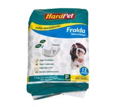 Fralda Higiênica Hard Pet Para Cães Machos 12 Unidades - Tamanho P