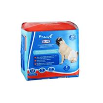 Fralda Higiênica Pet Fêmea Tam. P 12pcs Blue Mimo - MULTILASER