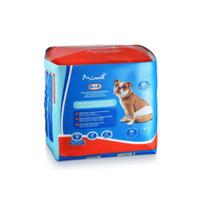 Fralda Higiênica Pet Macho Tamanho M 12pcs Blue Mimo - Multilaser